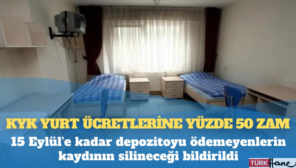 KYK yurt ücretlerine zam