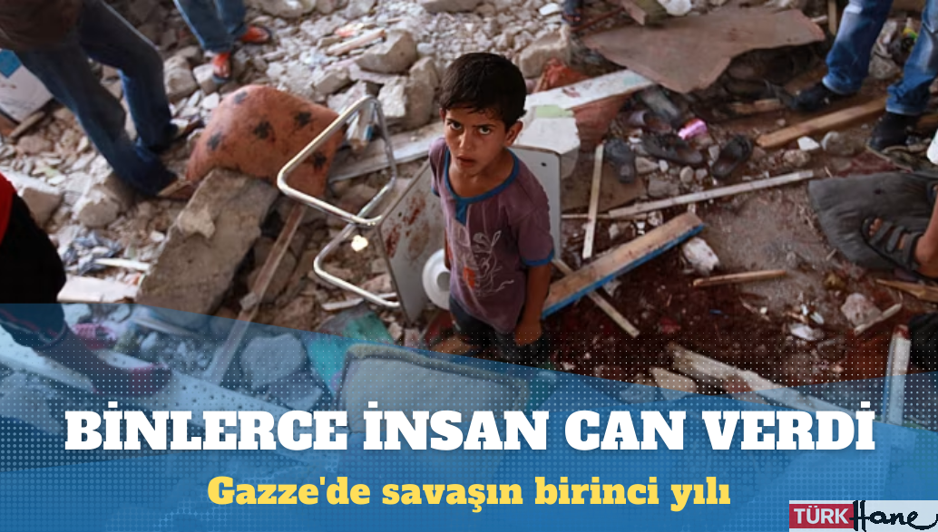 Gazze’de savaşın birinci yılı: Binlerce insan yaşamını yitirdi