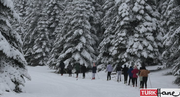 Bolu’da kar erken yağdı