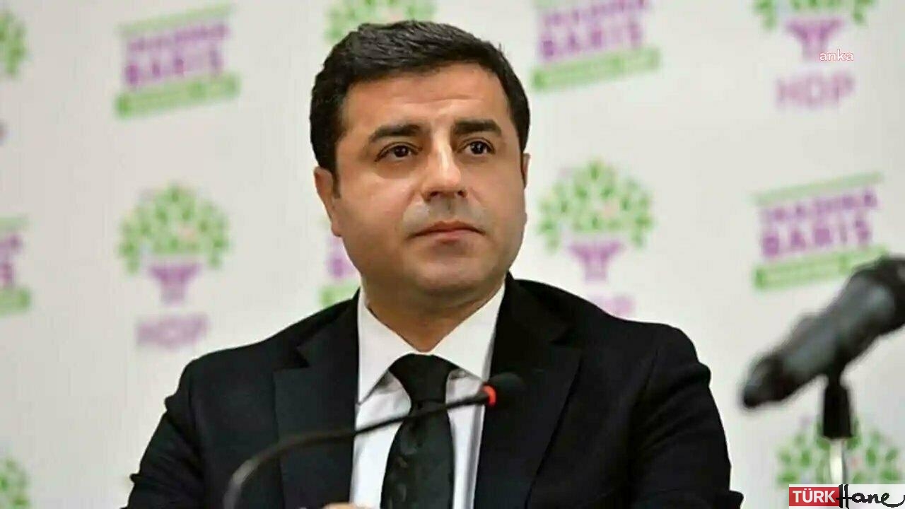 Selahattin Demirtaş: Çözüm yolu siyaset, çözüm kurumu da TBMM’dir