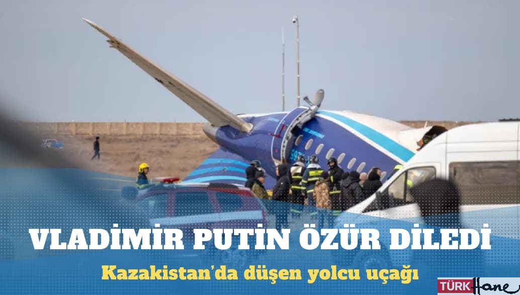 Putin, Azerbaycan Hava Yolları’na ait uçak Rus hava sahasında düşürüldüğü için özür diledi
