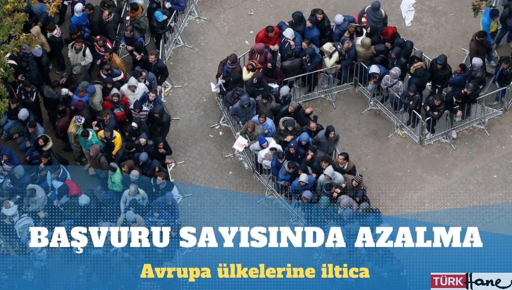 Avrupa ülkelerine iltica başvuru sayısında azalma