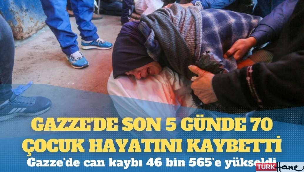 İsrail’in saldırılarında Gazze’de son 5 günde 70 çocuk hayatını kaybetti