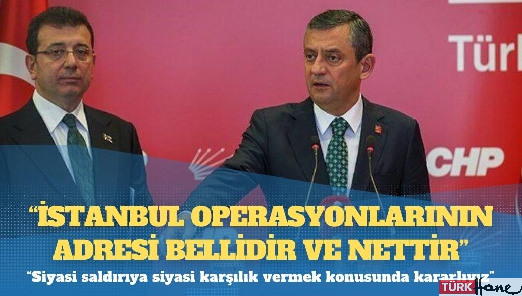 İmamoğlu: Cumhurbaşkanının bilgisiyle yürüyen operasyonların gayesi belli