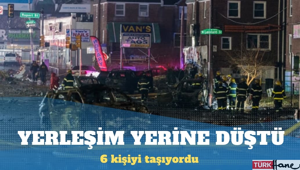ABD’de altı kişiyi taşıyan uçak yerleşim yerine düştü