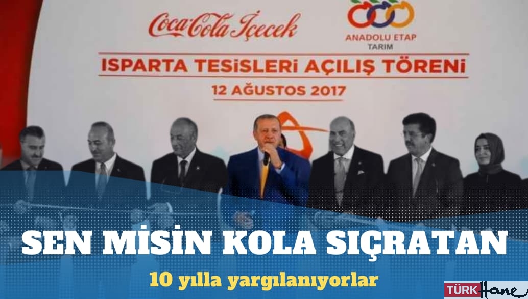 Erdoğan’ın fotoğrafına kola sıçratan iki kişi hakkında 10 yıla kadar hapis cezası istendi