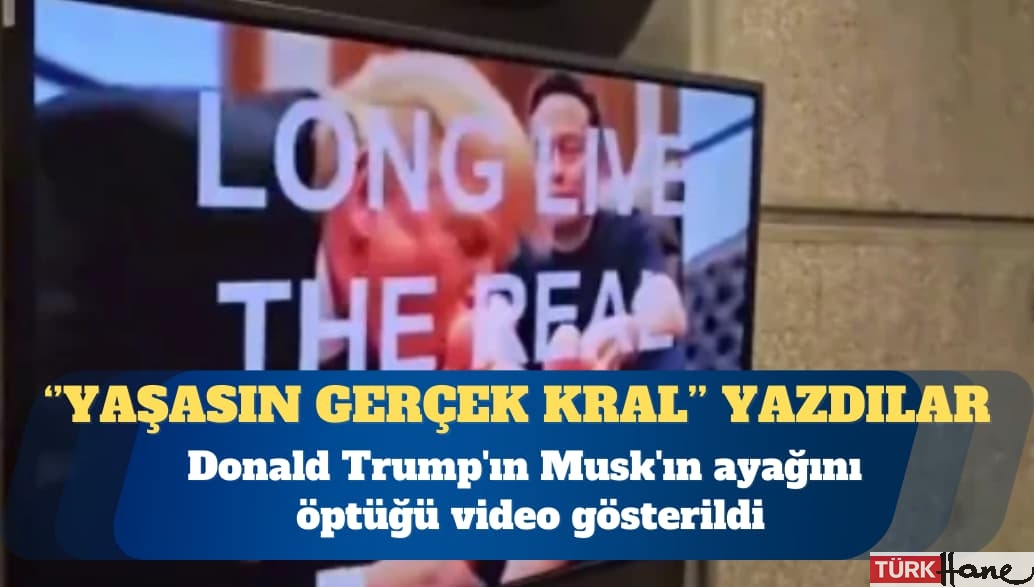 Bakanlık ‘hack’lendi: Trump’ın Musk’ın ayağını öptüğü video gösterildi