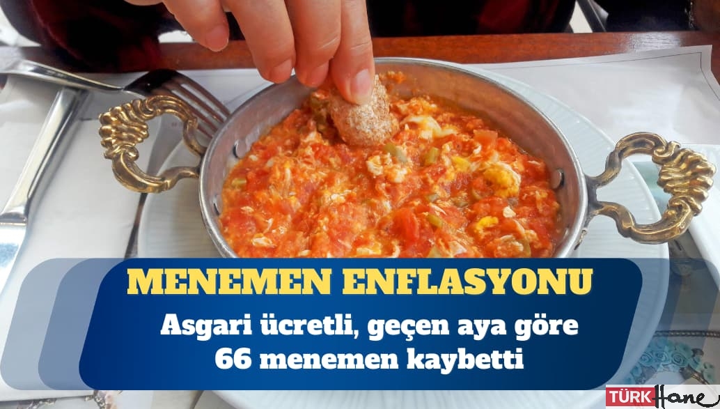 Asgari ücretli, geçen aya göre 66 menemen kaybetti