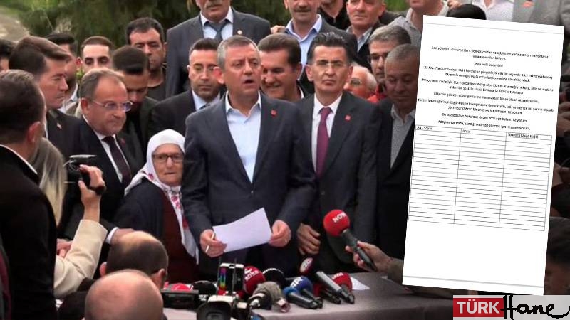 Özgür Özel, İmamoğlu ve erken seçim için imza kampanyasını Trabzon’da başlattı
