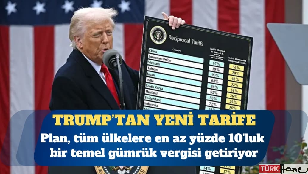 ABD Başkanı Trump yeni gümrük vergilerini açıkladı