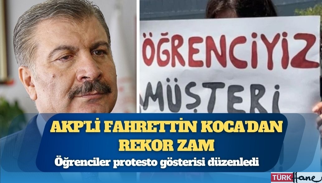 AKP’li Fahrettin Koca’dan rekor zam