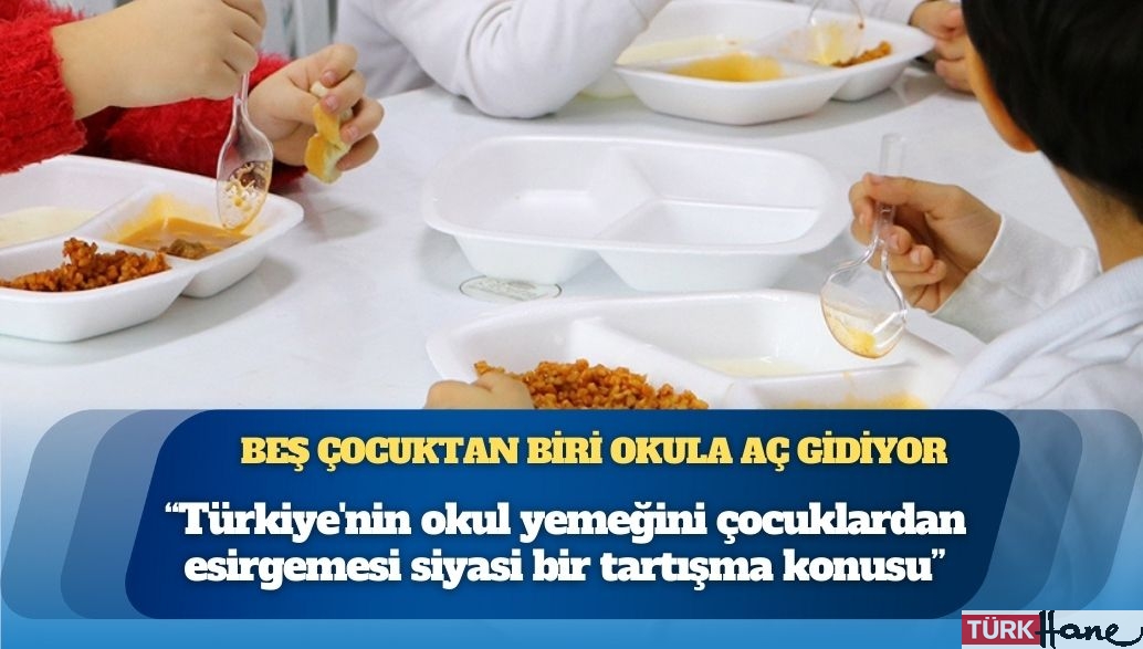 Beş çocuktan biri okula aç gidiyor: “Türkiye’nin okul yemeğini çocuklardan esirgemesi siyasi bir tartışma ko