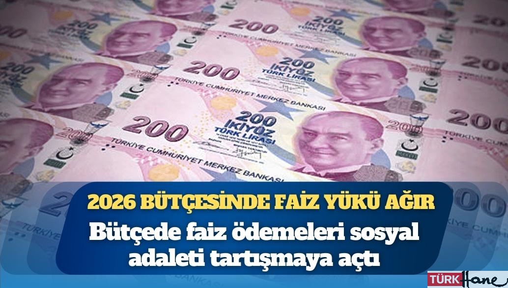 2026 bütçesinde faiz yükü ağır: Memura 5 trilyon, faize 3 trilyon
