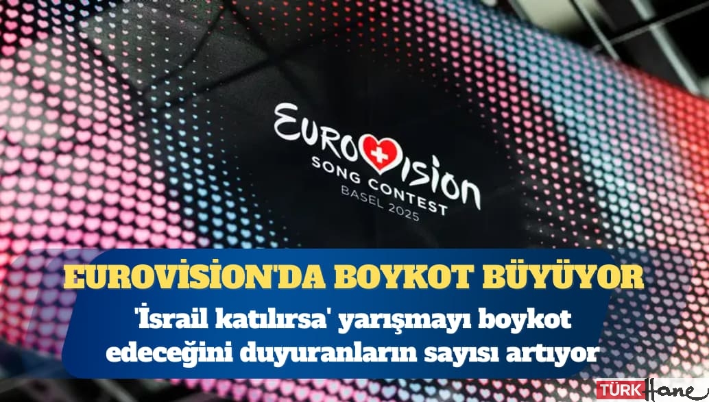 Eurovision’da İsrail boykotu büyüyor