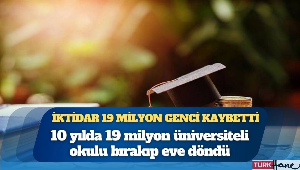 10 yılda 19 milyon üniversiteli okulu bırakıp eve döndü