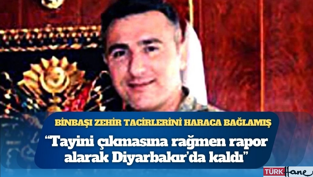Binbaşı zehir tacirlerini haraca bağlamış