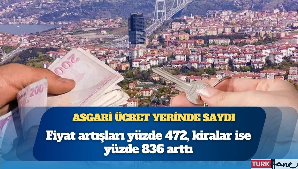 Asgari ücret yerinde saydı: Kiralar 4 yılda yüzde 836 arttı