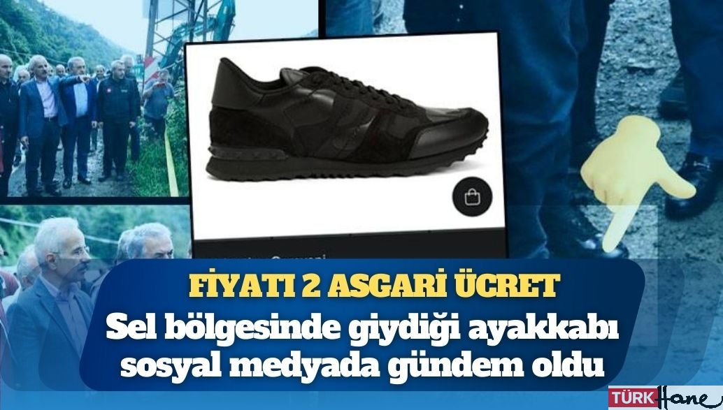 Fiyatı 2 asgari ücret: Bakan Uraloğlu’nun sel bölgesinde giydiği ayakkabı sosyal medyada gündem oldu