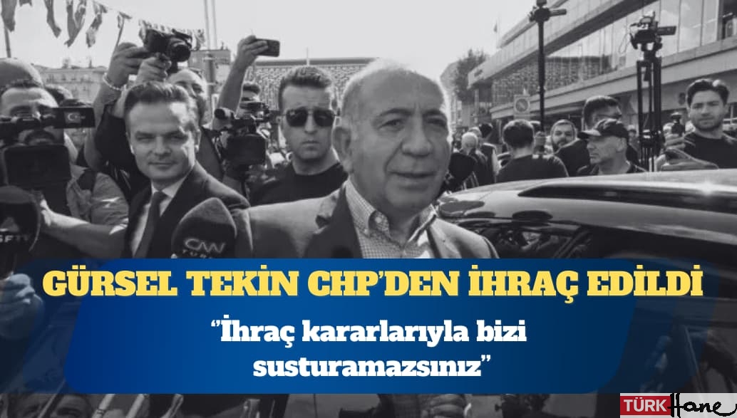 Gürsel Tekin dahil altı kişi CHP’den ihraç edildi