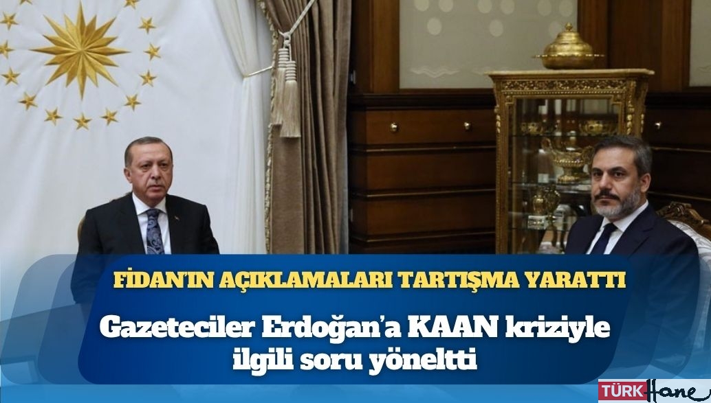 Hakan Fidan’ın açıklamaları tartışma yarattı: TBMM resepsiyonunda gazeteciler Erdoğan’a KAAN kriziyle ilgili soru y�