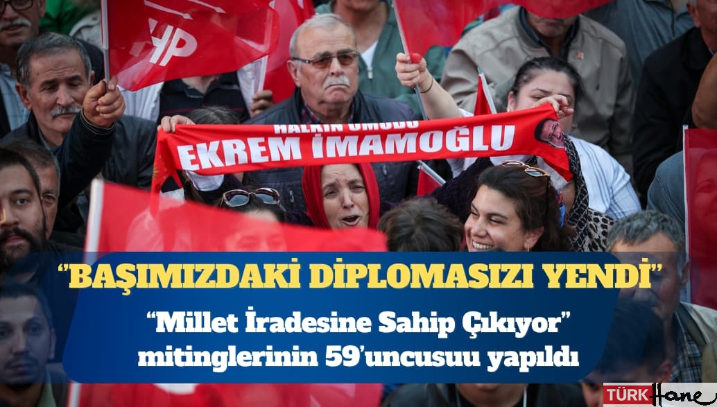 CHP Genel Başkanı Özgür Özel: Ekrem Başkan başımızdaki  diplomasızı üç kez üst üste yendi