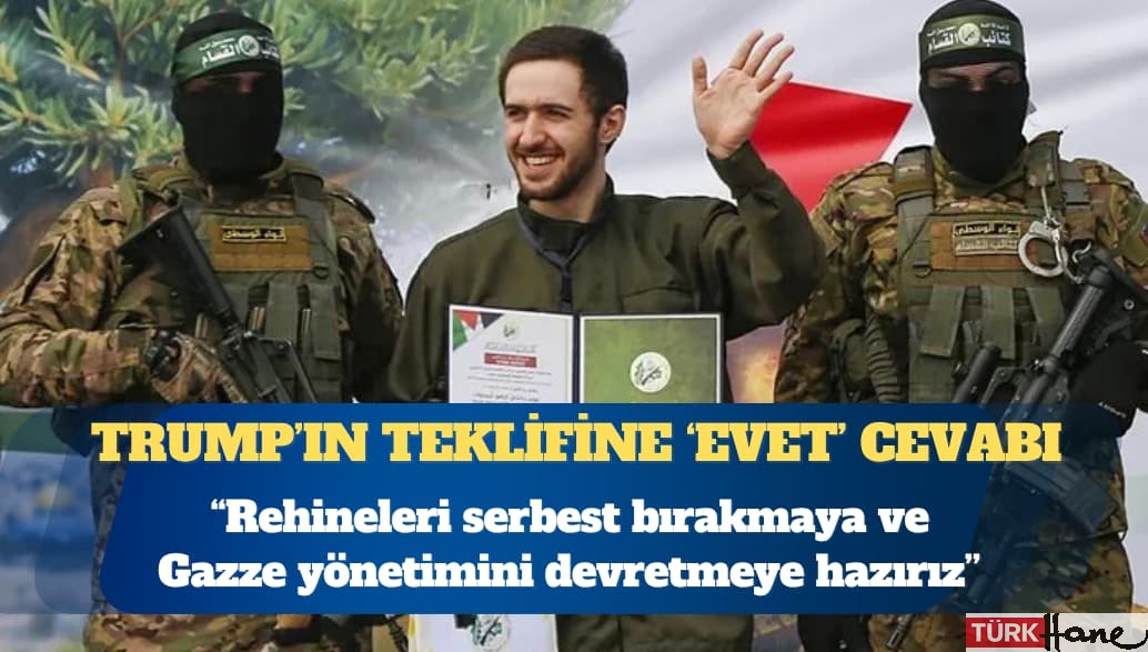 Hamas: Rehineleri serbest bırakmaya ve Gazze yönetimini devretmeye hazırız