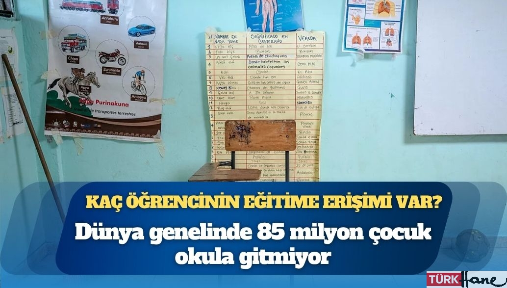 Unicef raporu: Dünya genelinde 85 milyon çocuk okula gitmiyor