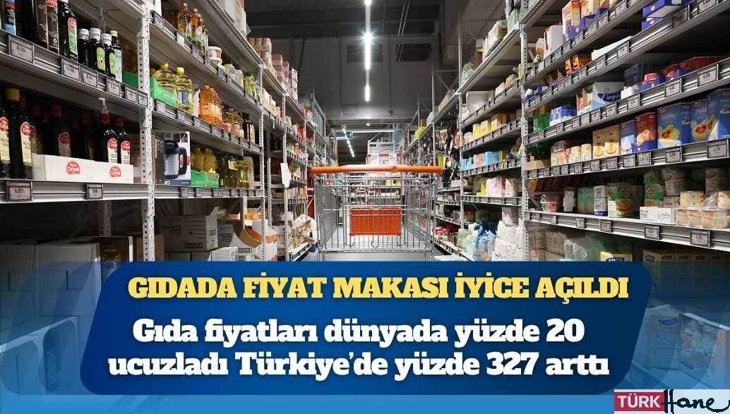 Gıdada fiyat makası iyice açıldı: Dünyada yüzde 20 ucuzladı Türkiye’de yüzde 327 arttı