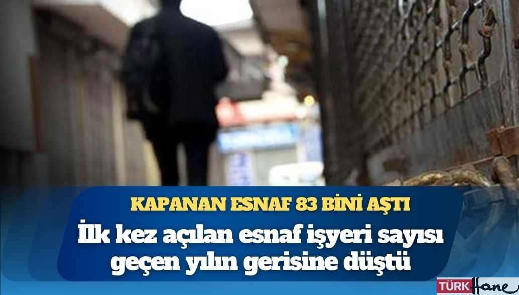 Kapanan esnaf 83 bini aştı