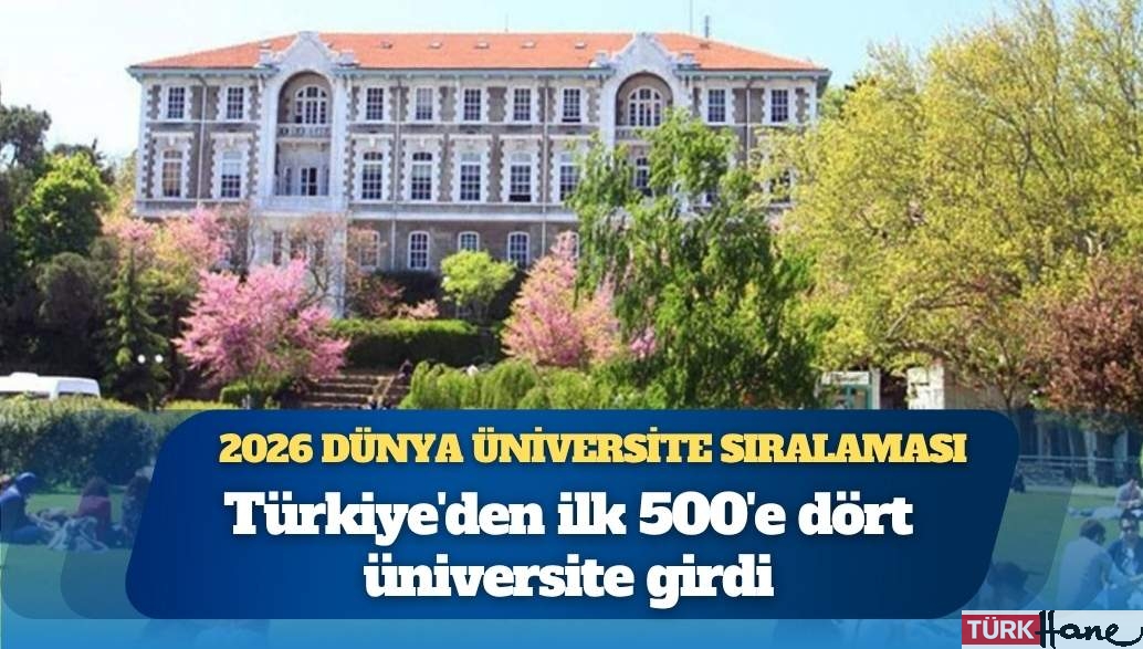 2026 Dünya Üniversite Sıralaması: Türkiye’den ilk 500’e dört üniversite girdi