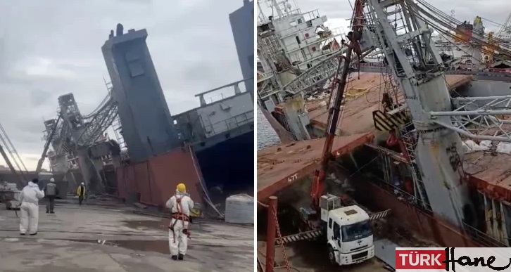 Tuzla’da gemi devrildi: Bir işçi hayatını kaybetti