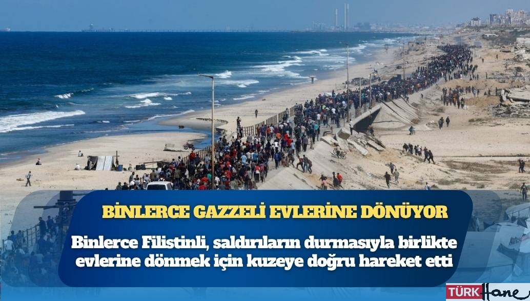 Binlerce Gazzeli evlerine dönüyor