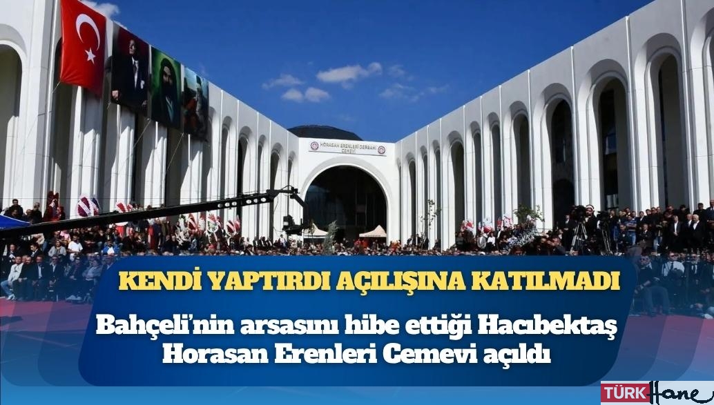 Kendi yaptırdı açılışına katılmadı