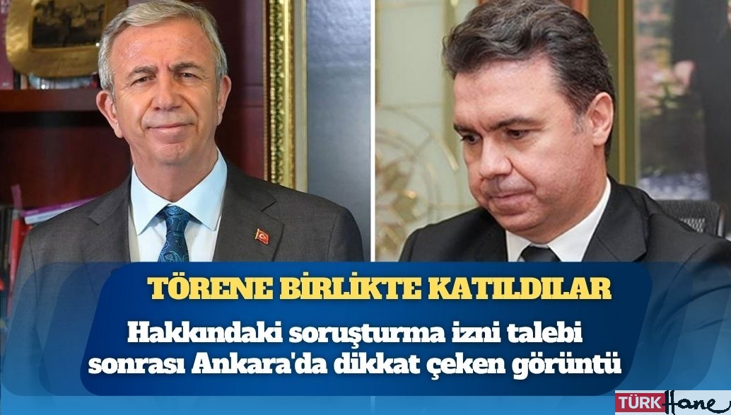 Törene birlikte katıldılar: Mansur Yavaş hakkındaki soruşturma izni talebi sonrası Ankara’da dikkat çeken görünt