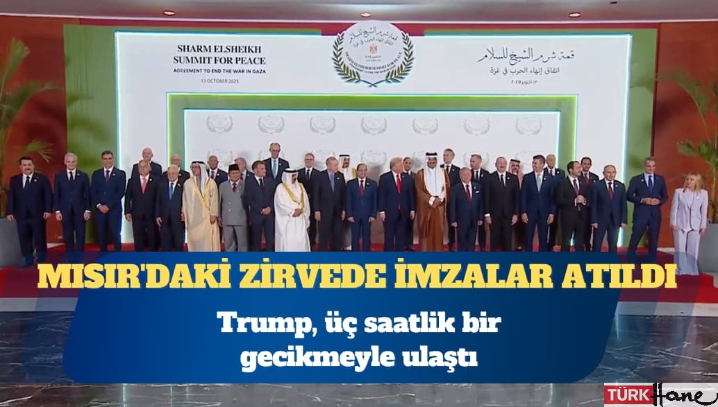 Mısır’daki zirvede imzalar atıldı