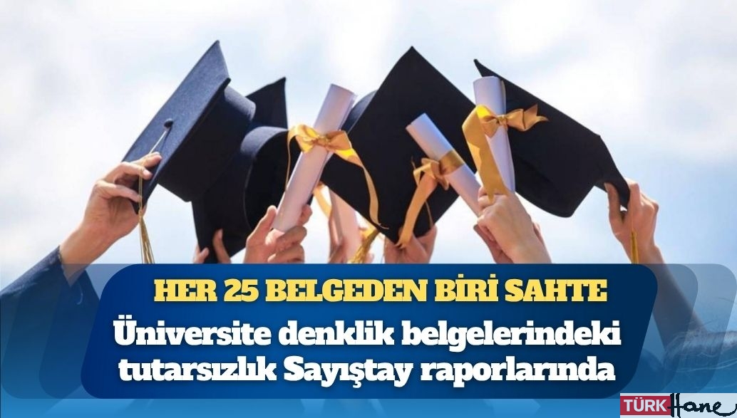 Her 25 belgeden biri sahte: Üniversite denklik belgelerindeki tutarsızlık Sayıştay raporlarında