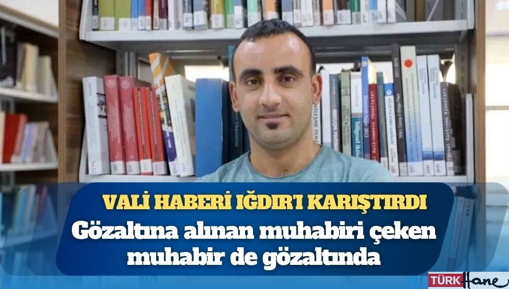 “Valiye şemsiye var, gazilere yok” haberini yapan İHA muhabirinin gözaltına alınmasını görüntüleyen muhabir de gö