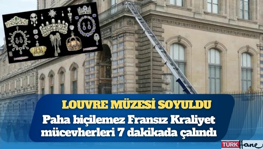 Dünya bu soygunu konuşuyor: Paris’teki Louvre Müzesi’nden paha biçilemez Fransız Kraliyet mücevherleri 7 dakik
