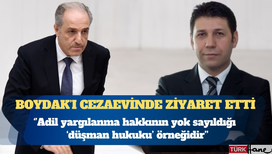 Milletvekili Mustafa Yeneroğlu, Memduh Boydak’ı cezaevinde ziyaret etti: Adil yargılanma hakkının yok sayıldığı ‘d�