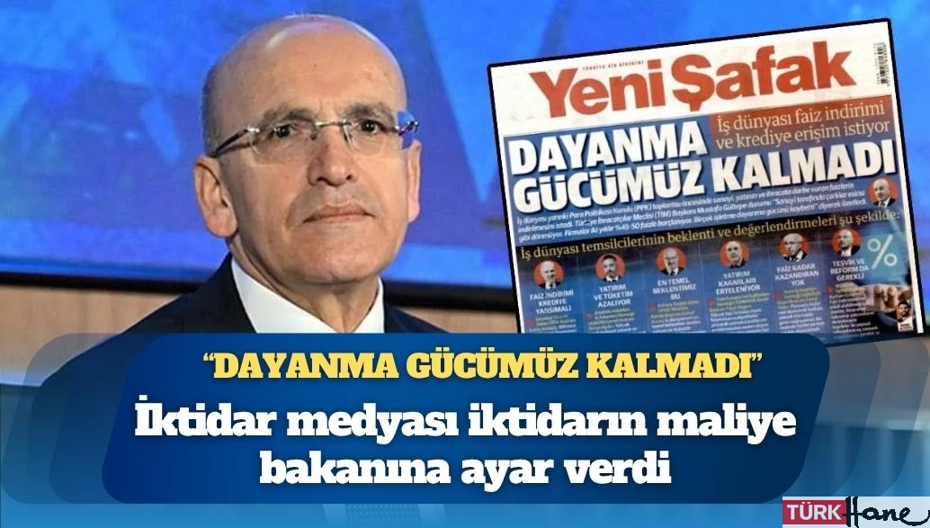 İktidar medyası iktidarın maliye bakanına ayar verdi