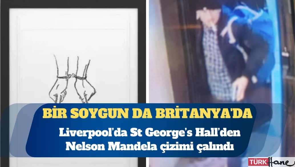 Bir soygun da Britanya’da: Liverpool’da Nelson Mandela çizimi çalındı