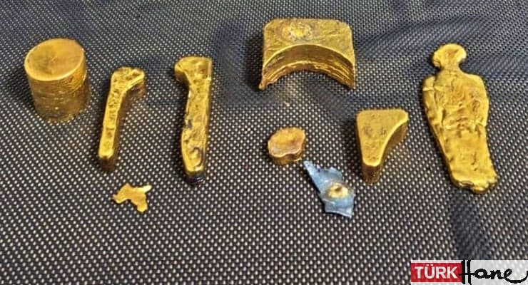 Taksiden 21,5 kilo kaçak altın çıktı