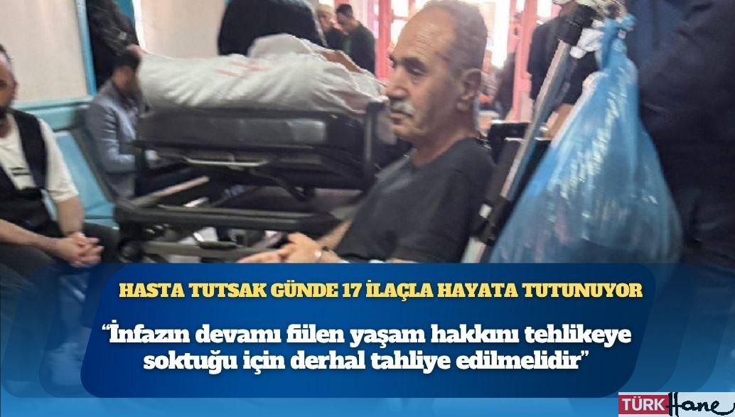 Hasta tutsak günde 17 ilaçla hayata tutunuyor