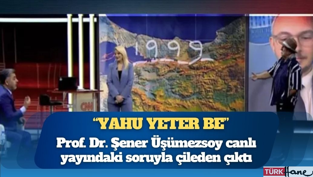 Prof. Dr. Şener Üşümezsoy canlı yayındaki soruyla çileden çıktı: “Yahu yeter be”