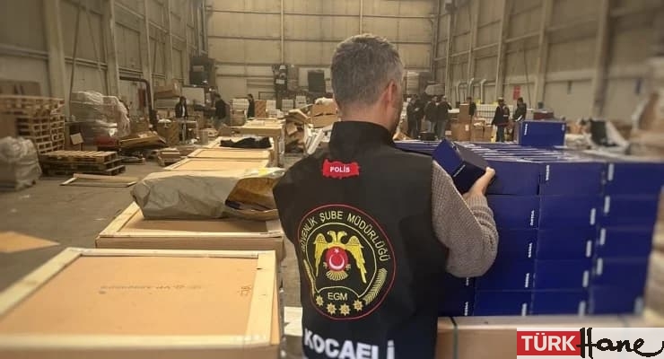 Kocaeli’de 38 bin taklit araç parçası bulundu