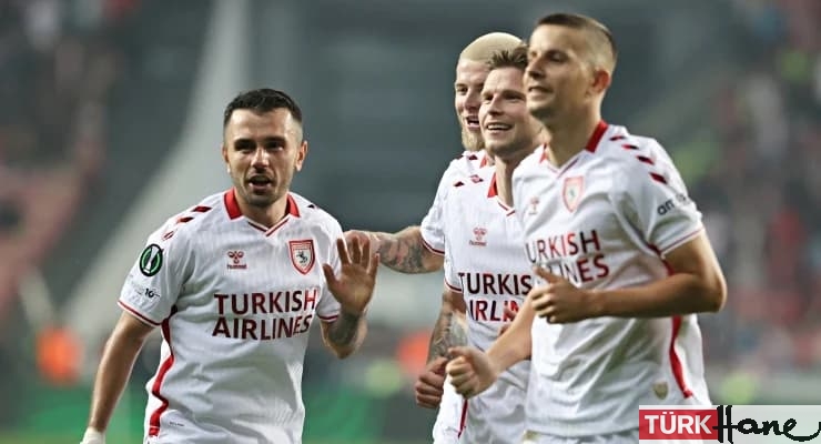 Samsunspor, Konferans Ligi’nde gol yemeden üçte üç yaptı