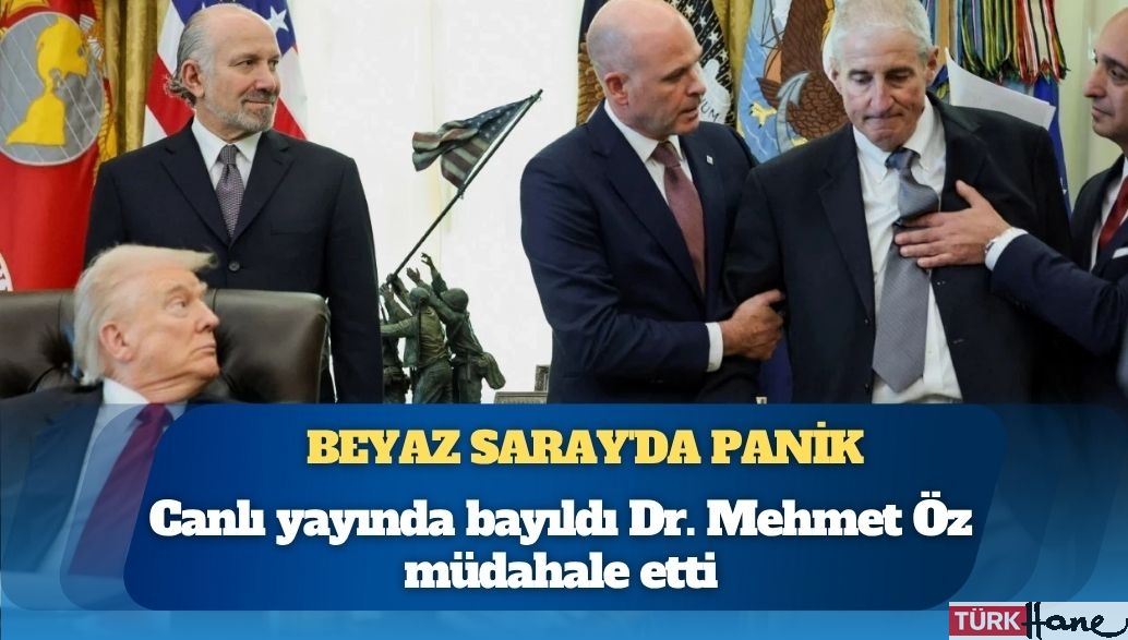 Beyaz Saray’da panik: Canlı yayında bayıldı, Dr. Mehmet Öz müdahale etti
