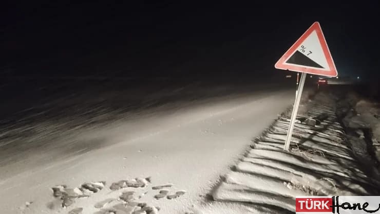 Ordu-Sivas ve Malatya-Sivas karayolu kar nedeniyle ulaşıma kapandı