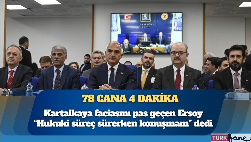 Bakan Ersoy’dan 78 cana 4 dakika