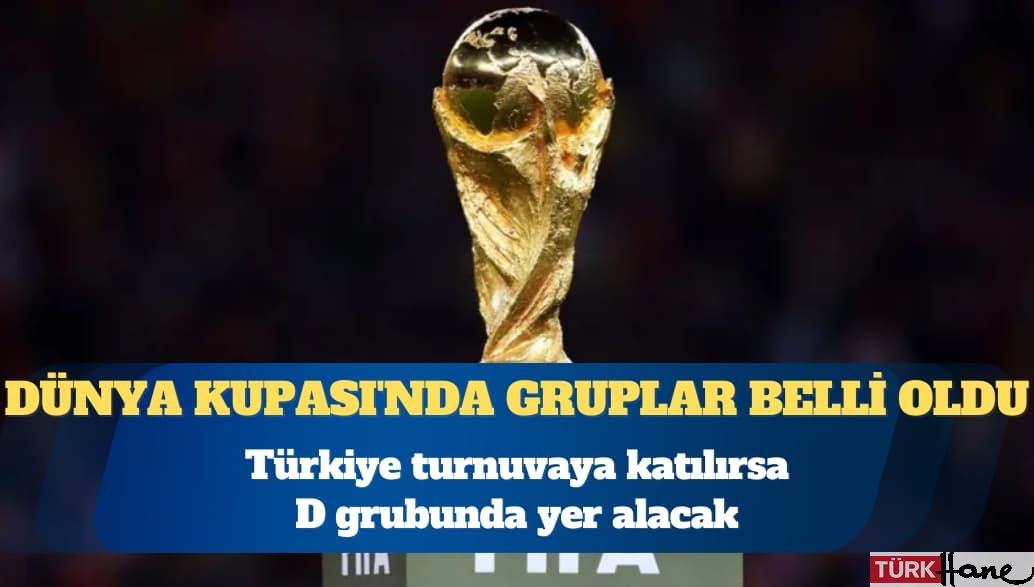 Dünya Kupası’nda gruplar belli oldu: Türkiye turnuvaya katılırsa D grubunda yer alacak
